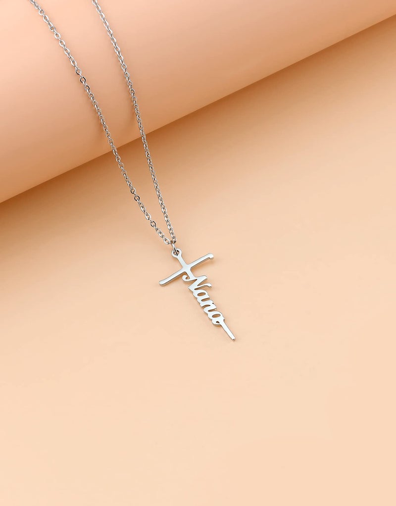 Lcherry Gifts for Nana Nana Cross Necklace for Women Religious Jewelry for Women - Image 4