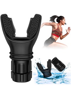 Depend Lung Exerciser Expander Device, Breathing Exercise Device For Lungs, Silica Gel Deep Breathing Exercise Trainer, Increase Lung Capacity, Improve Sleep (Black)  - Image 1