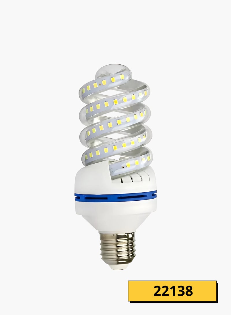 هابي لايت لمبة LED حلزوني ايسكريم بقوة 16W وبقاعدة E27 لون الإنارة أصفر - Image 1