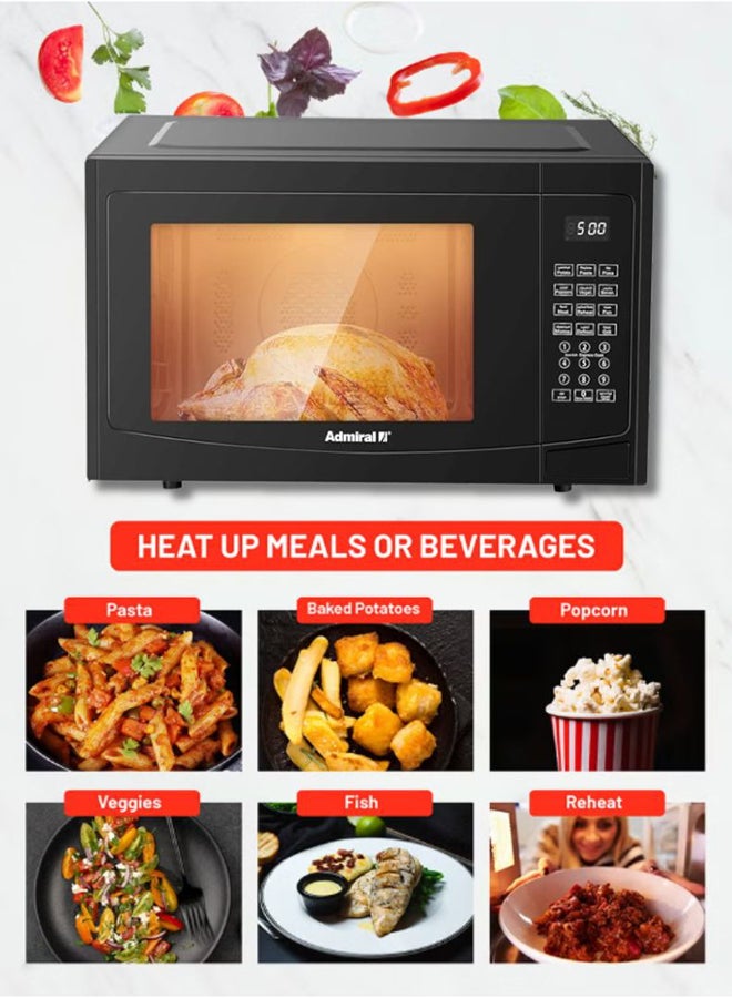 Admiral Microwave Oven 1 Year Warranty 2022 Year Model 30 L 800 W ADMW30WSWP Black - Image 5