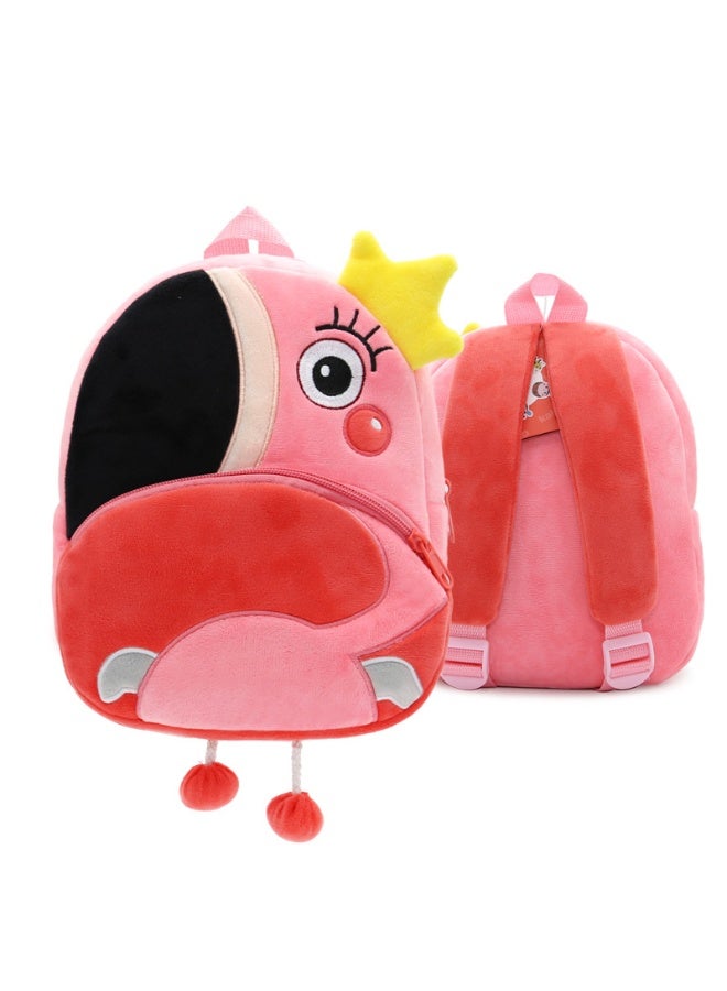 Anna Plush Cartoon Animal Kids' Backpack - Cute and Adorable Design