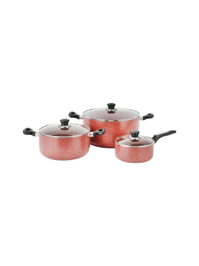 Royalford 10-Pieces Granite Cookware Set, Induction compatible RF10244
