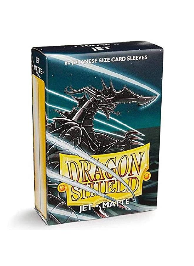 dragon shield - Matte Mini Japanese Jet 60 Ct Card Sleeves Individual Pack - Image 1