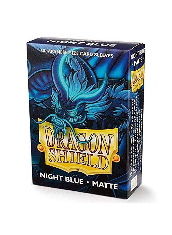 dragon shield - Matte Mini Japanese Jet 60 Ct Card Sleeves Individual Pack - Image 1