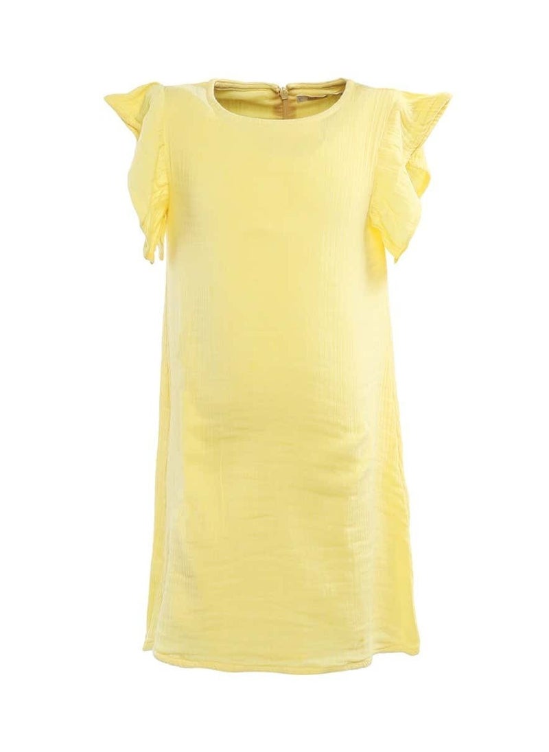 Bunai Bunai Root Collection Yellow Dress DR2003  - Image 1