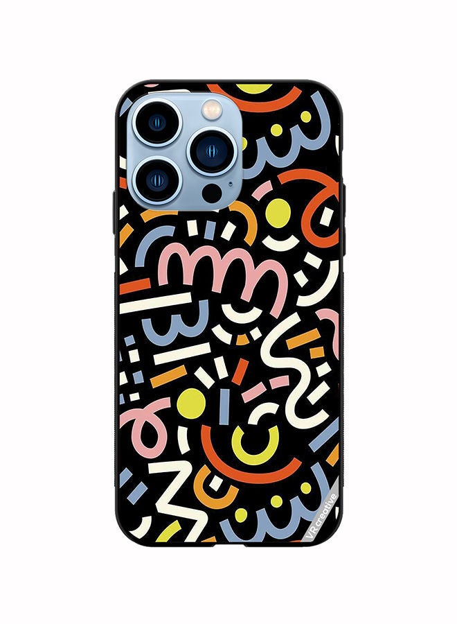 VR CREATIVE Protective Case Cover For Apple iPhone 13 Pro Vector Design Multicolour - Image 1