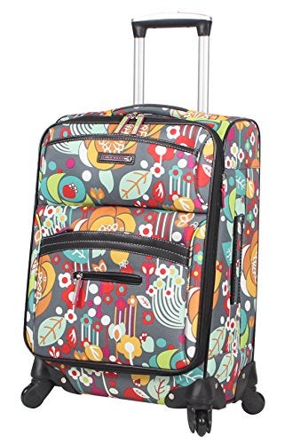 Lily Bloom Carry On Expandable Design Pattern Luggage With Spinner Wheels (20in, Bliss) - Image 1