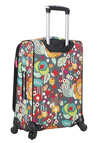 Lily Bloom Carry On Expandable Design Pattern Luggage With Spinner Wheels (20in, Bliss) - Image 3