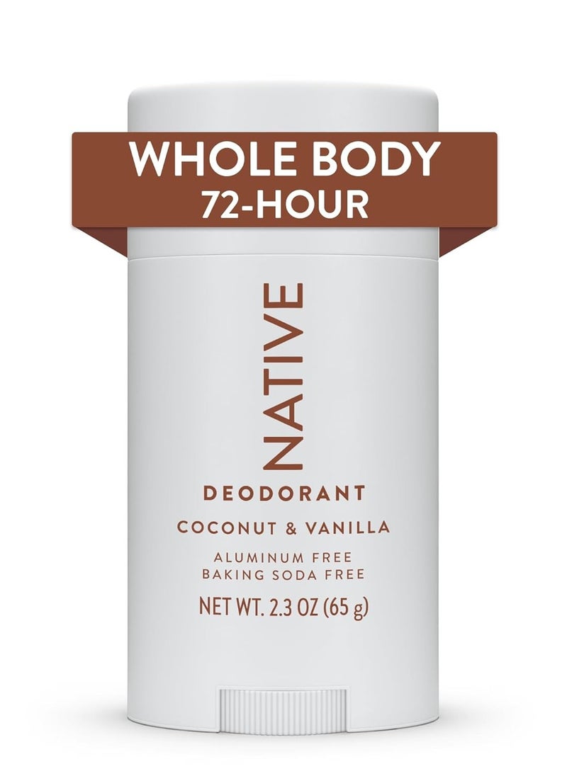 Native Whole Body Deodorant Stick Contains Naturally Derived Ingredients, Deodorant for Men and Women | 72 Hour Odor Protection, Aluminum Free with Coconut Oil and Shea Butter | Coconut & Vanilla - pzsku/Z95B94BAEF31CF2B95A49Z/45/_/1734511282/ebac25e4-0171-458e-abe0-a088735807e7