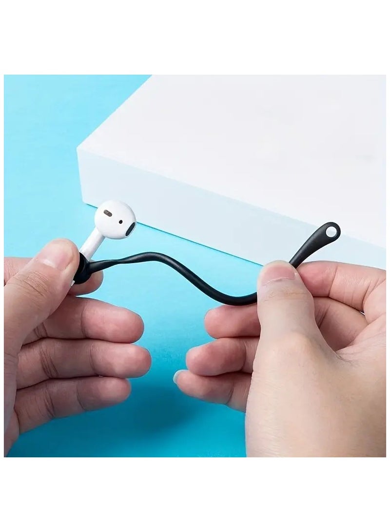 1 Pairs Ear Hooks for Ear Pods Earbuds Tips Hook Holder (1 Pair White)  - Image 3