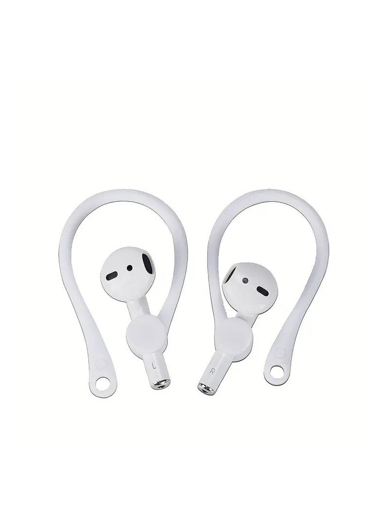 1 Pairs Ear Hooks for Ear Pods Earbuds Tips Hook Holder (1 Pair White)  - Image 4