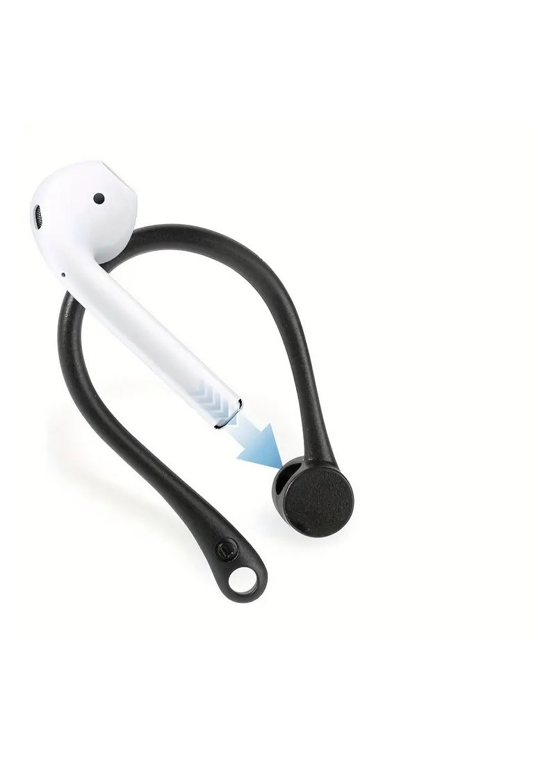 1 Pairs Ear Hooks for Ear Pods Earbuds Tips Hook Holder (1 Pair White)  - Image 5