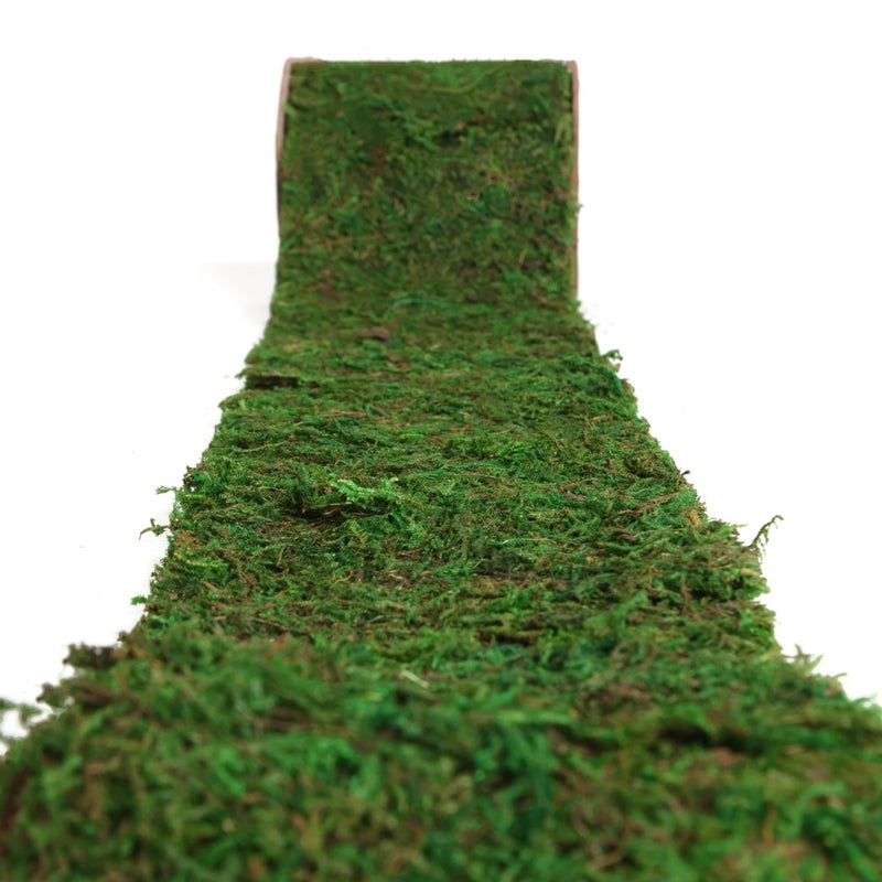 USMOLA Moss Roll, Dried Moss for Crafts, Moss Table Runner for Fairy Gardens, Wedding Woodland Decor, Preserved Moss Mat for Table Decoration (4" W x 48" L) - Image 5
