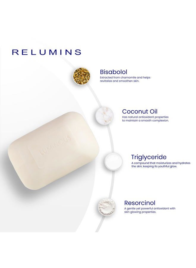 RELUMINS Luminous Ultra Glow Soap - Brighten Skin with Award Winning White Plus Technology - Image 3