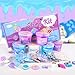 Rowecvce 6 Pack Snacks Slime Kit for KidsCloud Butter Clear Slimes Blue Purple Snacks Slime Soft and NonSticky Party Favors Goodie Bag Stuffers Classroom Rewards Birthday Gifts for Girls Boys - Image 4