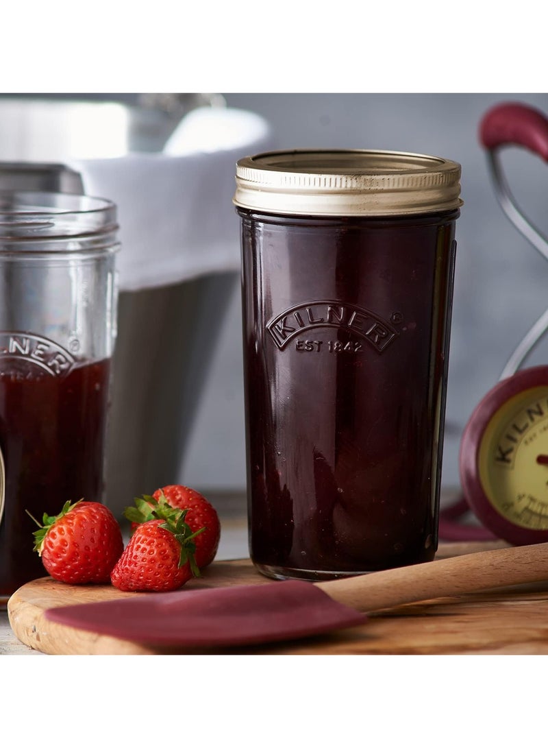Kilner Wide Mouth Preserve Jar 0.5 Litre, Transparent - Image 2