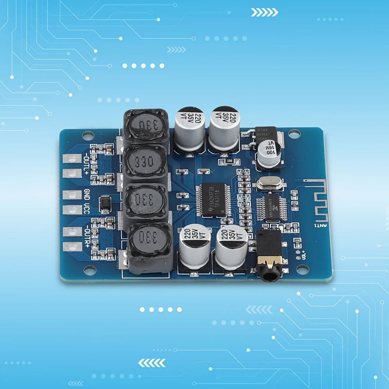 XH-M314 لوحة مضخم رقمي بلوتوث فائق الوضوح TPA3118 بقدرة 2×45 واط لأنظمة stereo المسرح المنزلي والسيارة - Image 2