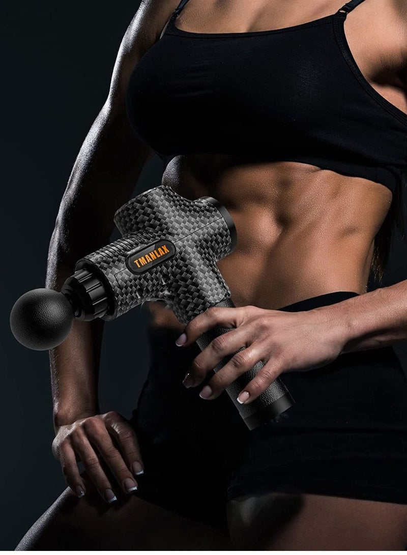 Massage Gun Deep Tissue Massager,Handheld Percussion Massager with 10 Different Massage Heads 30 Speeds - Image 2