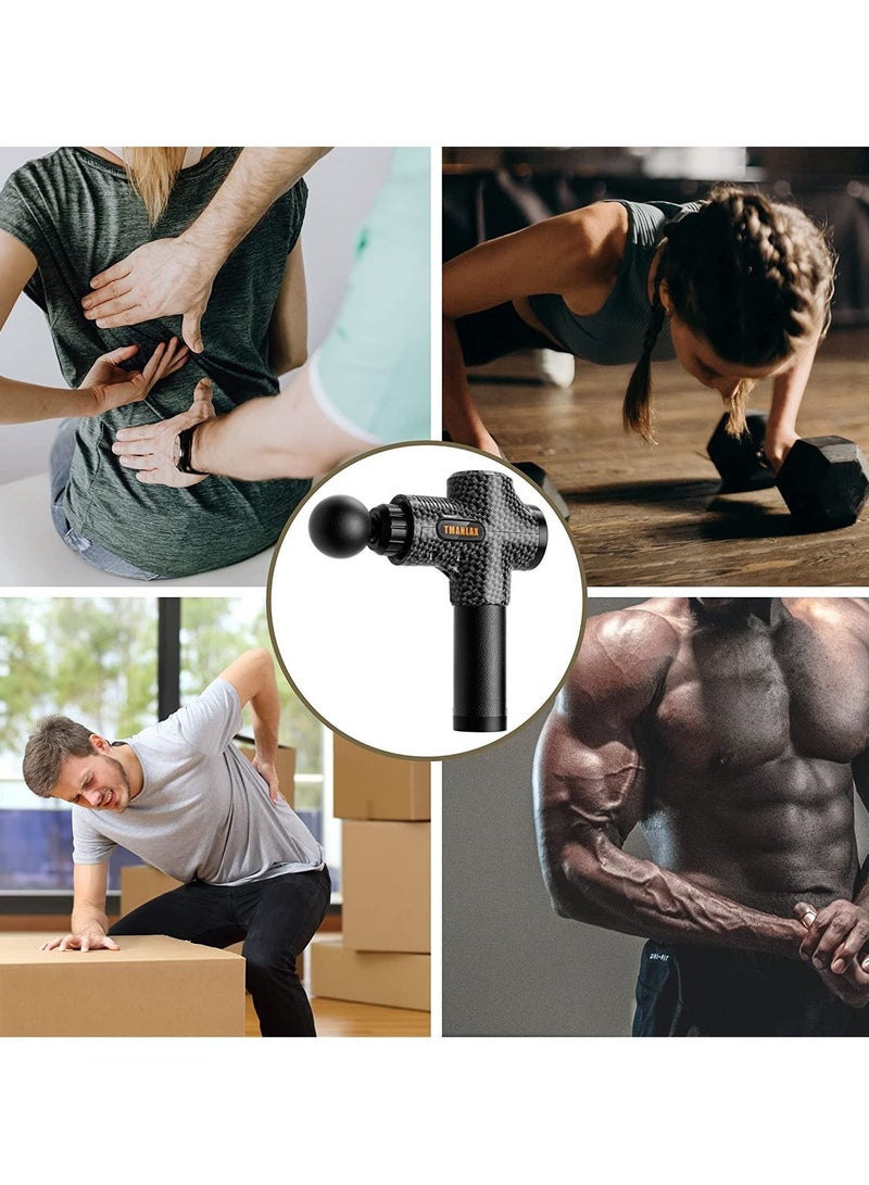 Massage Gun Deep Tissue Massager,Handheld Percussion Massager with 10 Different Massage Heads 30 Speeds - Image 5