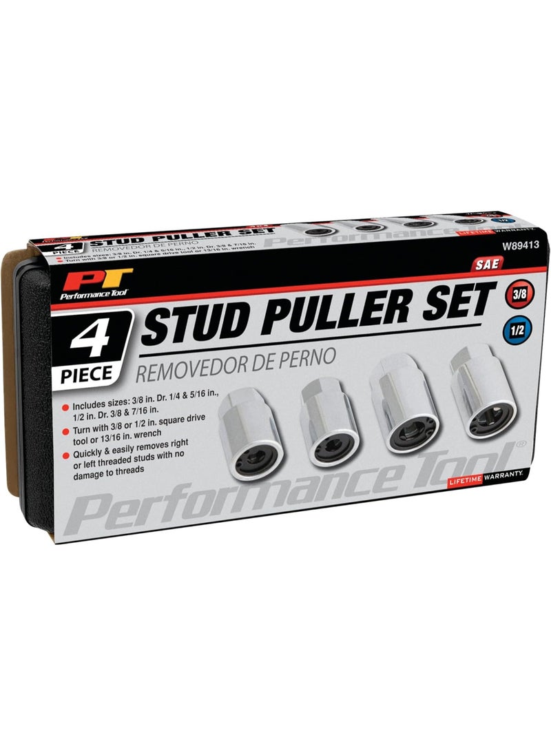 Performance Tool Performance Tool W89413 4-Piece SAE Stud Puller Set  - Image 3