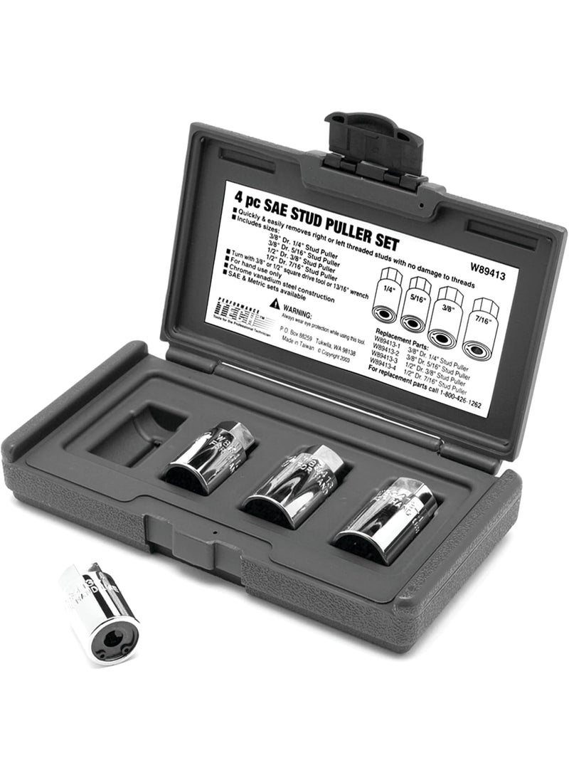 Performance Tool Performance Tool W89413 4-Piece SAE Stud Puller Set  - Image 1