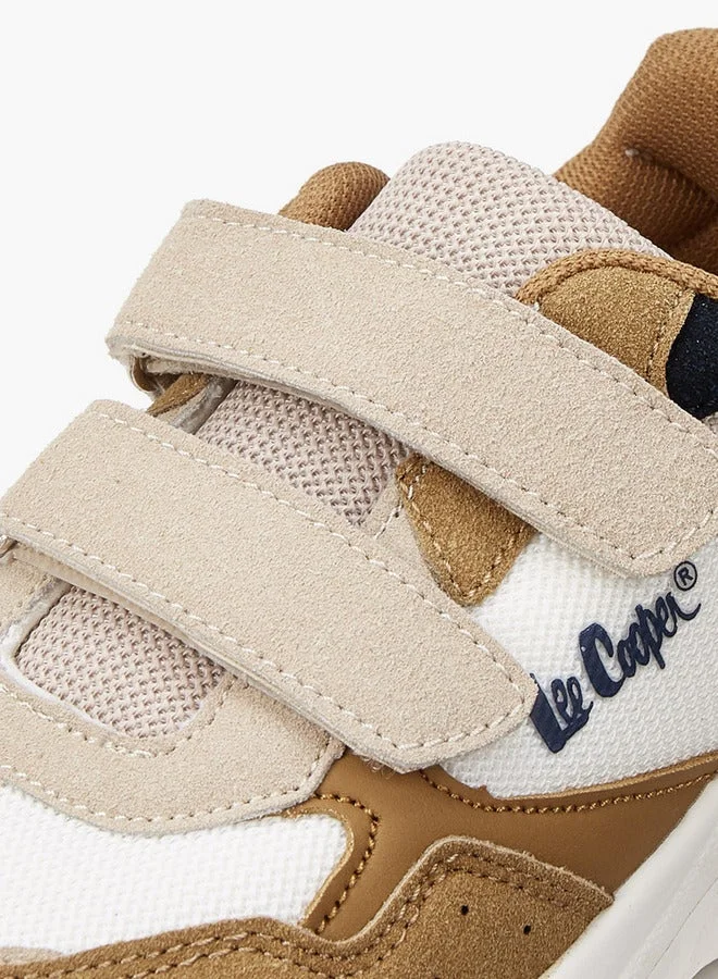 لي كوبر أحذية رياضية للأولاد بألوان متداخلة وإغلاق بشريط لاصق