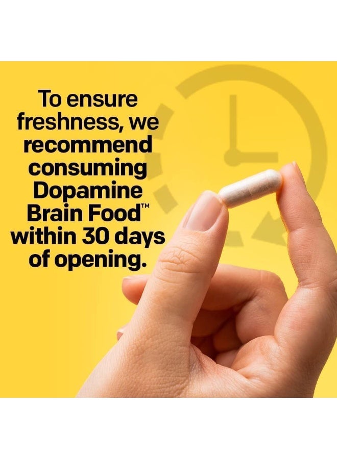 ناتشورال ستاكس مغذاء الدماغ لمنشط الدوبامين – مكمل L-تايروزين بكمية 650 ملغ – مكمل الدوبامين لتحسين التركيز والدوافع العقلية – يدعم الطاقة العقلية – دعم الناقلات العصبية بفيتامينات المجموعة ب – 60 كبسولة - Image 4