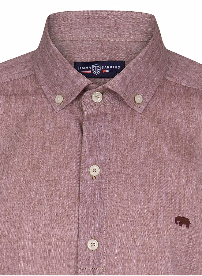 جيمي ساندرز Linen Blend Cotton Shirt