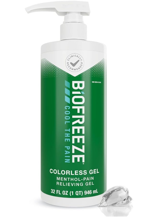 Biofreeze Pain Relief Gel, 32 Oz  - Image 1