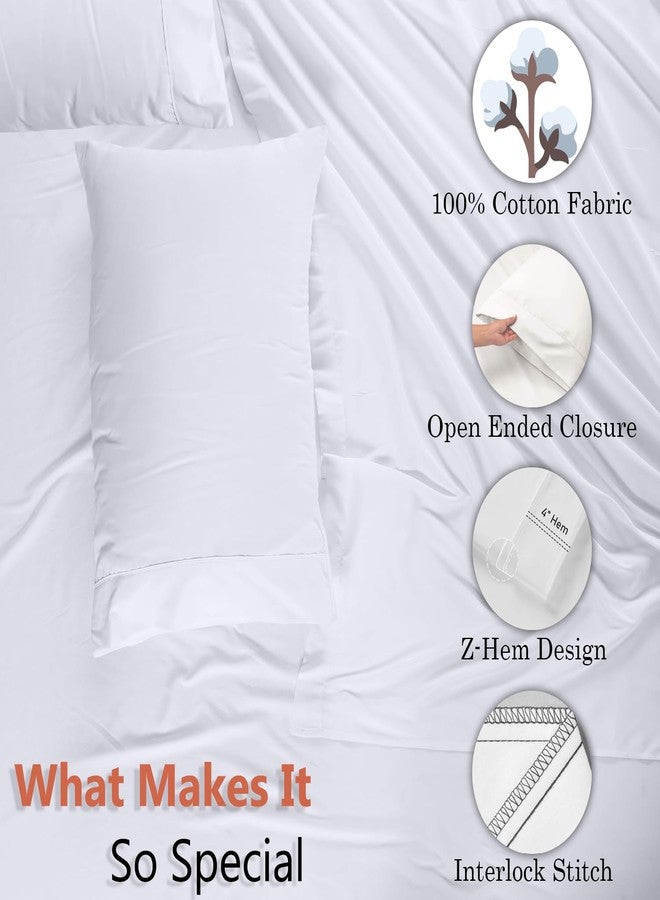 SLEEP-NEST Queen Pillowcases Set of 2 - 20x30, 100% Cotton, 600 Thread Count Pillow Covers, Soft & Breathable Luxury Pillow Cases with Open Ended Closure, Durable & Elegant Bedding - Image 2