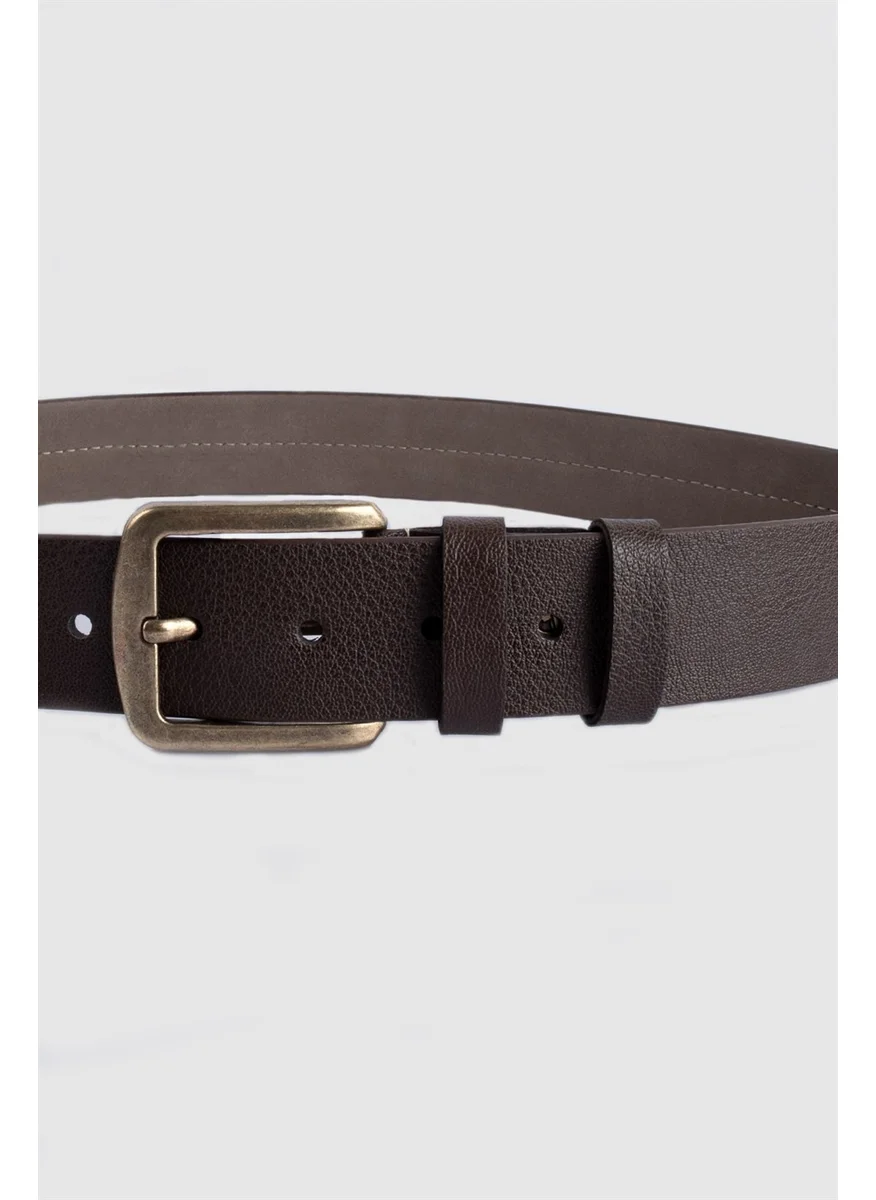 Tudors Men's 4 cm Sport Brown Belt