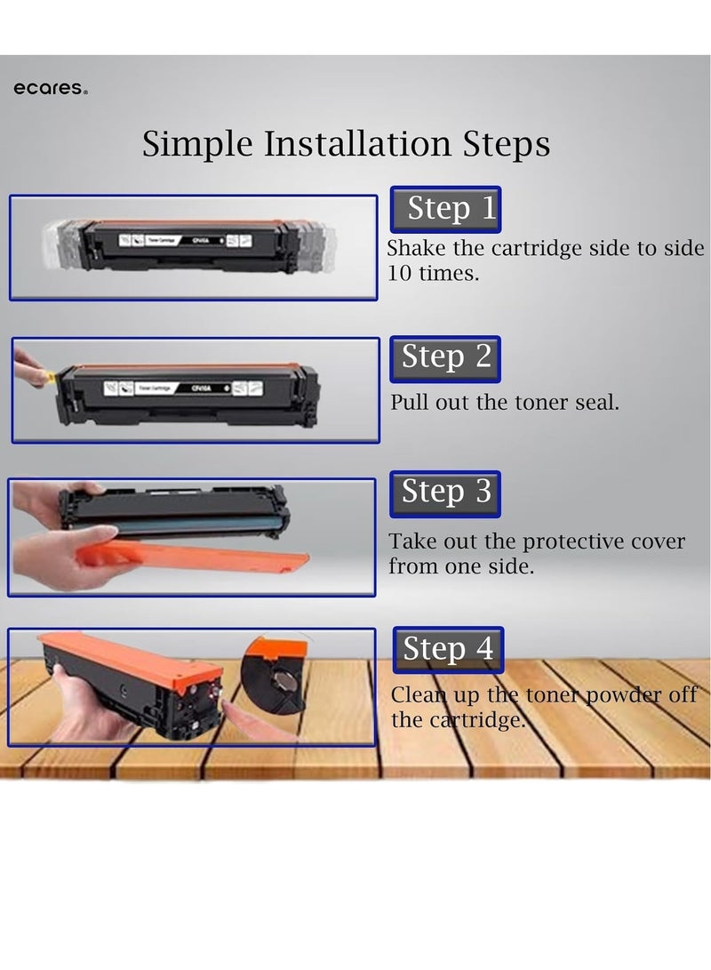 ECARES® 230A Compatible Toner Cartridges Replacement for W2303A use with HP Color LaserJet Pro 4203dw 4203dn MFP 4303dw Printers (Yellow) - Image 3
