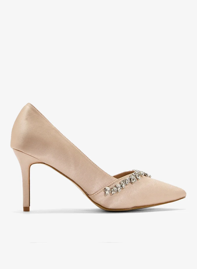 ELLA Diamante Heeled Pump