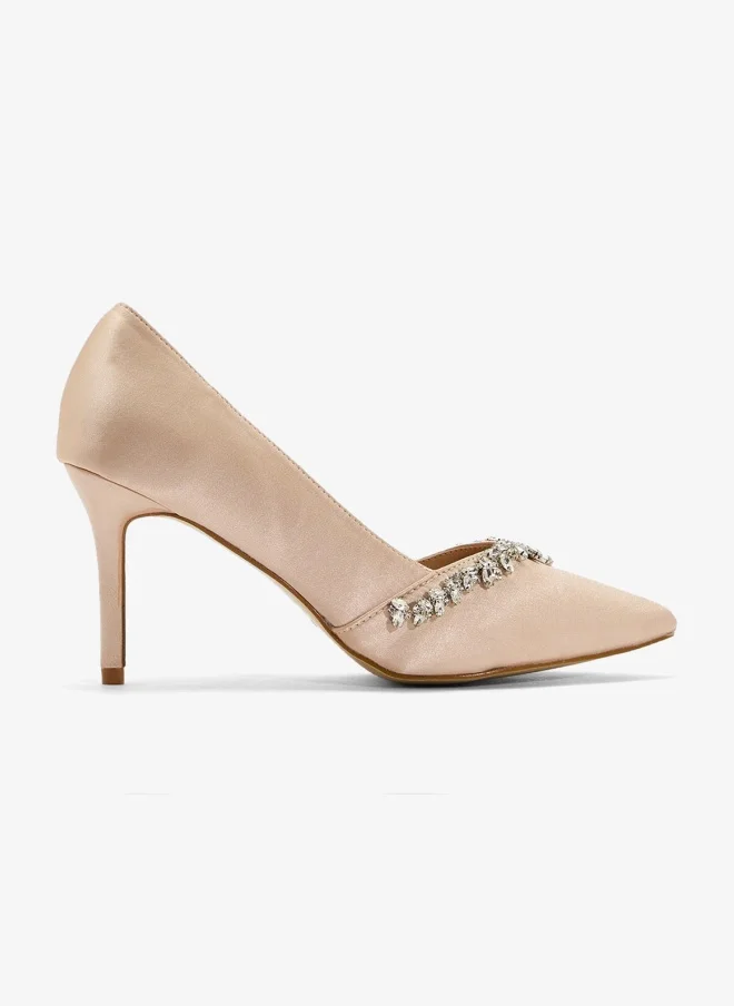 ELLA Diamante Heeled Pump