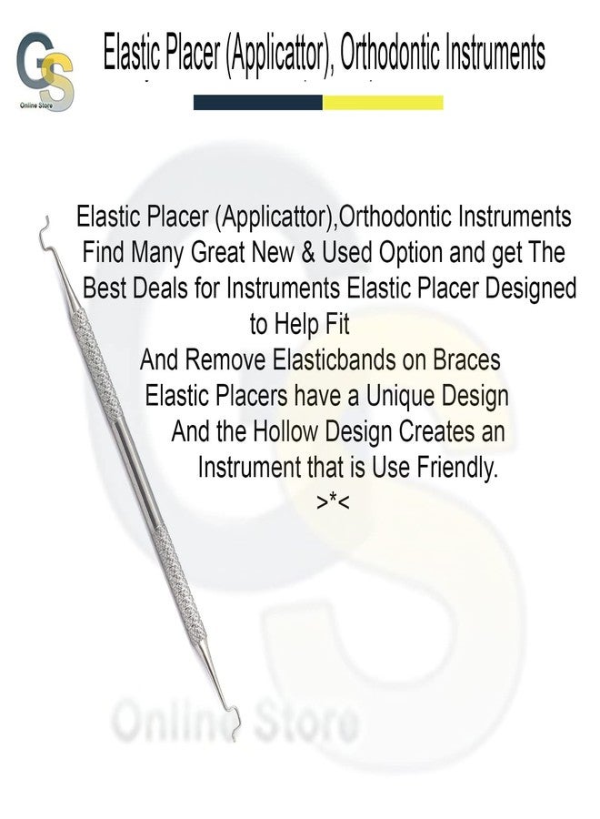 GS Online Elastic Placer (APPLICATOR), Orthodontic Instruments by G.S Online Store - Image 5