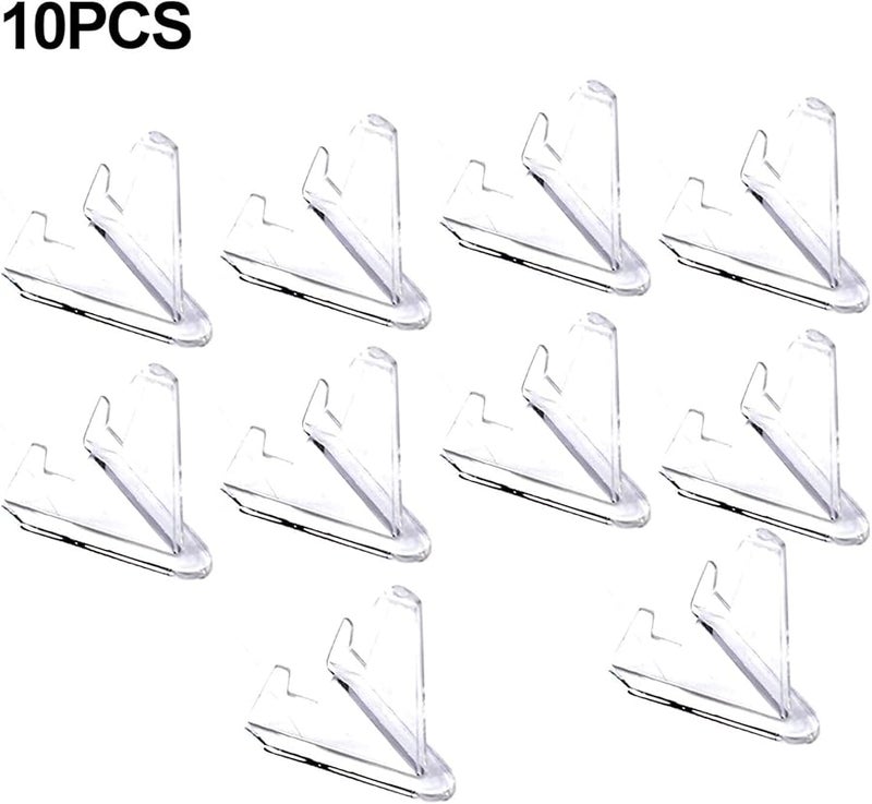 Acrylic Commemorative Coin Display Stand Transparent Triangle Easel For Challenge Medals Size M 10 Pack - Image 5