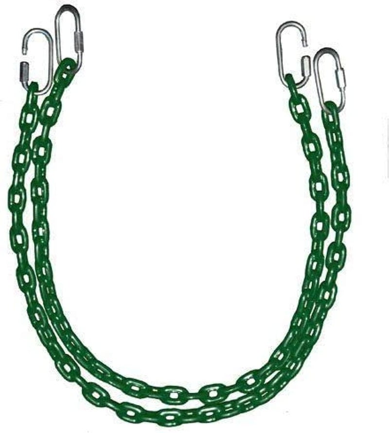 Rainbowtoy RBW TOYS Toddler Swing Metal Trapeze Bar With Snap Hook Green, 300kg /660 LB Weight Limit rbw13135gt. Metal Fully Coated Swing Chain Standerd Size 150cm Long. - Image 3