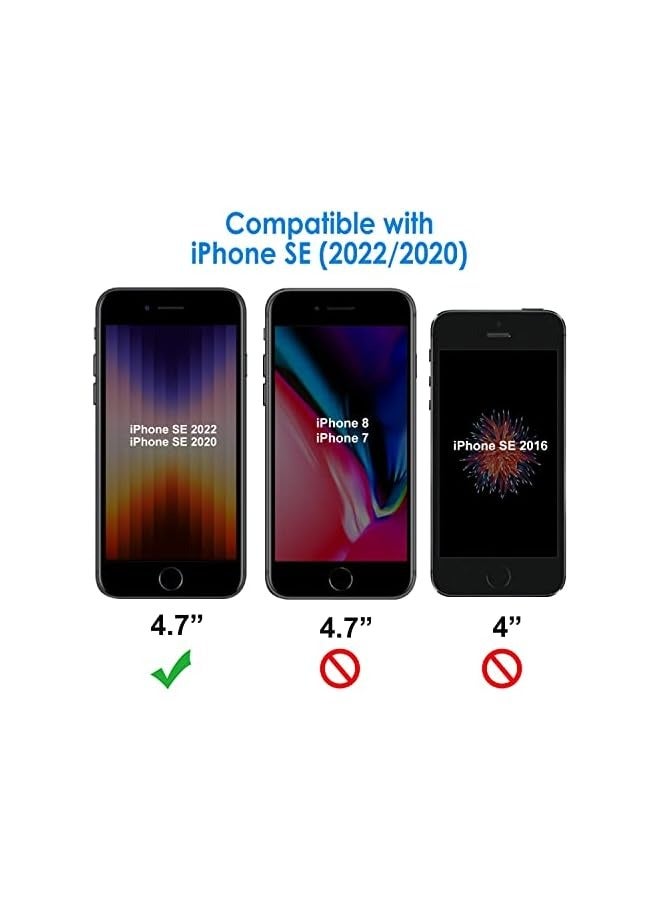 JETech Screen Protector for iPhone SE 3/2 (2022/2020 Edition) 4.7-Inch, Tempered Glass Film, 3-Pack - Image 2