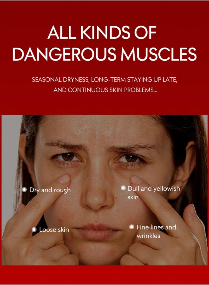 هايكسي Dragons Blood Easy Cream,30 جرام ريتينول المشيمة لونغ كريم دم التنين ترطيب كريم تثبيت,كريم تثبيت الوجه دم التنين, حتى لون الجلد, كريم تثبيت الوجه - Image 2