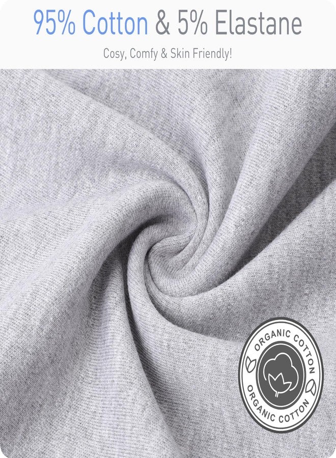 Knirose Organic Cotton Transitional Swaddle Sack with Arms Up & Sleeves, Mitten Cuffs, 2-Way Zipper, Sleeping Sacks for Newborns - Calms Startle Reflex, Boys & Girls Sleep Bag - Image 5