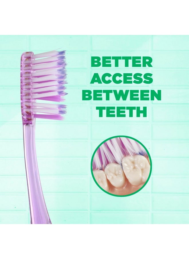Gum - GUM Technique Deep Clean Toothbrush - Compact Soft - Soft Toothbrushes for Adults with Sensitive Gums - Extra Fine Bristles, 2ct (6pk) - Image 1