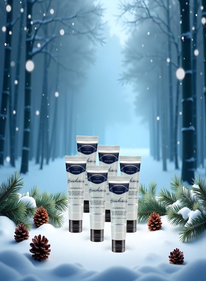 DincherBel 6 Pack Travel Size Hand Cream Set - 1 oz Moisturizing Lotion for Dry Cracked Hands, Misty Bamboo Forest Scented Hand Lotion Gift for Women, Nurses, Teachers, Bridesmaids Gifts - Image 2
