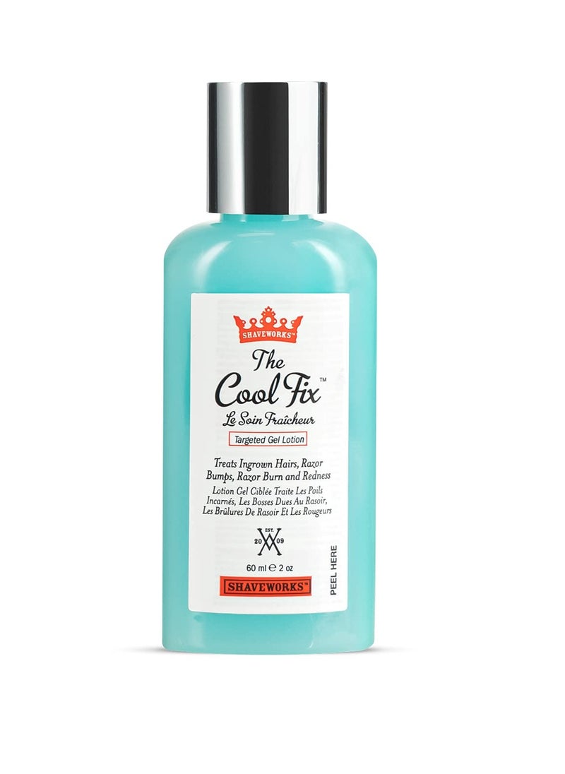 shaveworks - Shaveworks The Cool Fix Aftershave for Women: Pubic Hair Removal, Razor Bumps, Razor Burns, Ingrown Hair Treatment – After Shaving Post Waxing Bikini Area Moisturizing Skin Care Gel 2 Fl Oz - Image 1