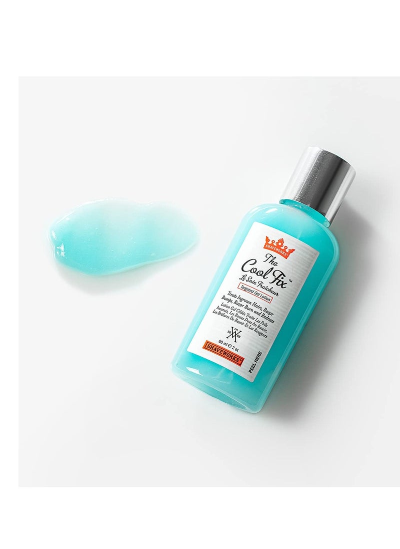 shaveworks - Shaveworks The Cool Fix Aftershave for Women: Pubic Hair Removal, Razor Bumps, Razor Burns, Ingrown Hair Treatment – After Shaving Post Waxing Bikini Area Moisturizing Skin Care Gel 2 Fl Oz - Image 1