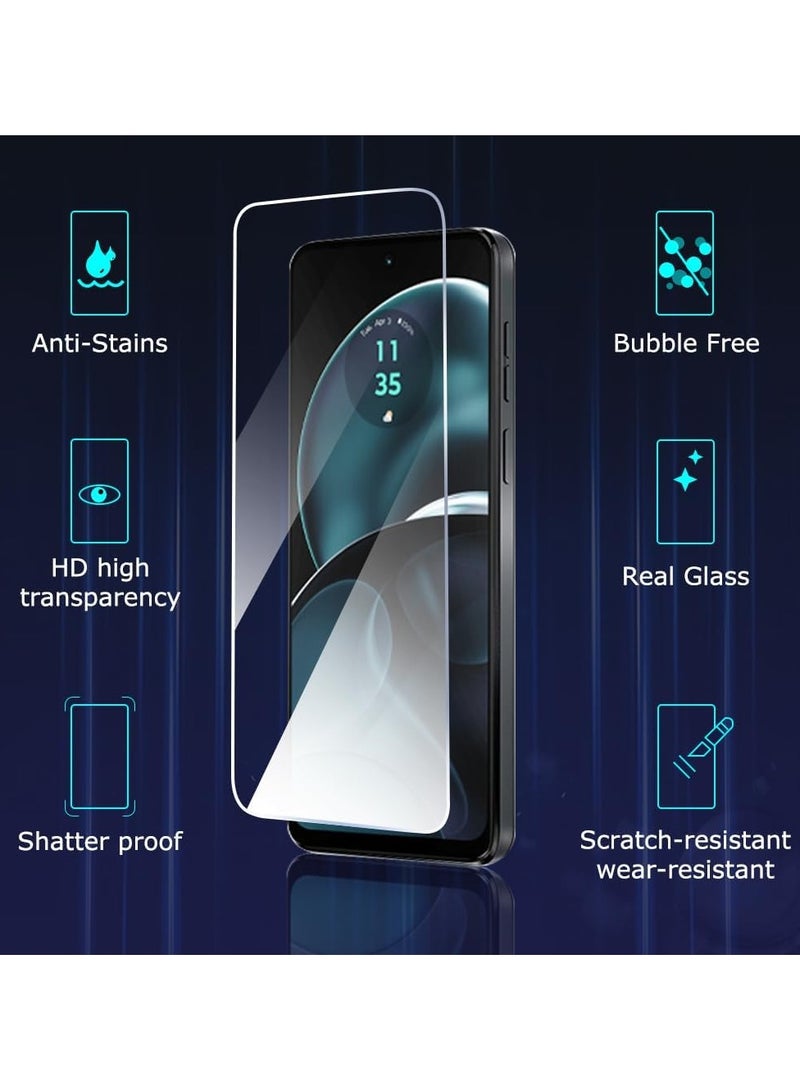 for Motorola Moto G14 / Moto G54 Screen Protector Tempered Galss, [2 Pack] High Clear [Bubble Free] Screen Tempered Glass Protective Film  - Image 2
