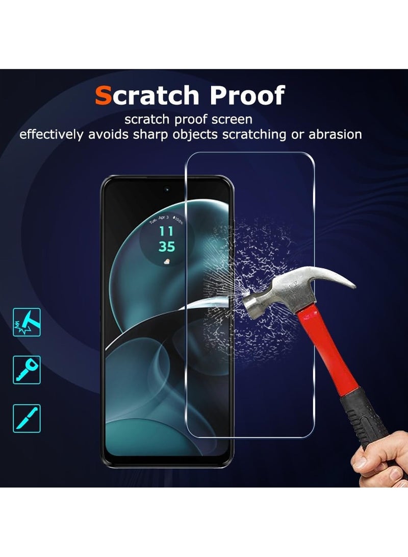 for Motorola Moto G14 / Moto G54 Screen Protector Tempered Galss, [2 Pack] High Clear [Bubble Free] Screen Tempered Glass Protective Film  - Image 3