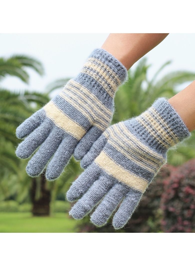 Loquat Solid Knit Gloves 