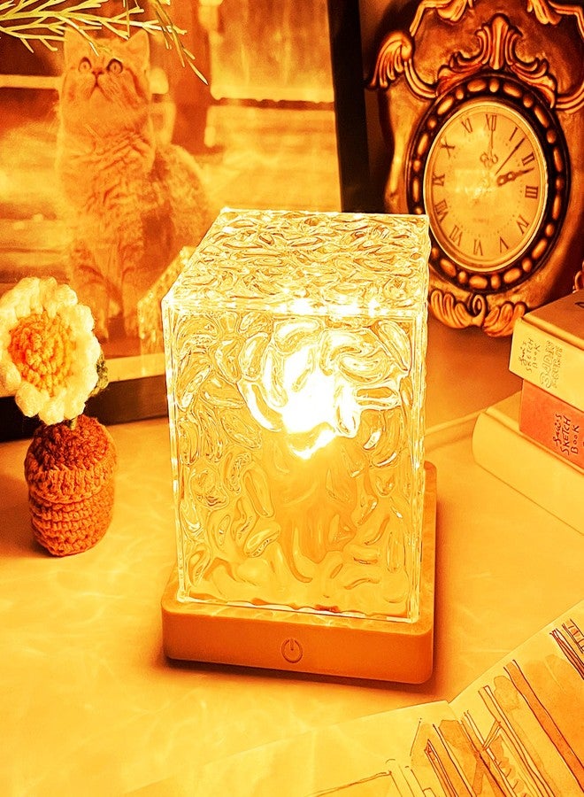 GY Wave Lamp, RGB Wave Projector with Remote Control, Romantic Night Light, Immerse yourself in a Dynamic Light and Surrounding Shadow Environment - Image 1