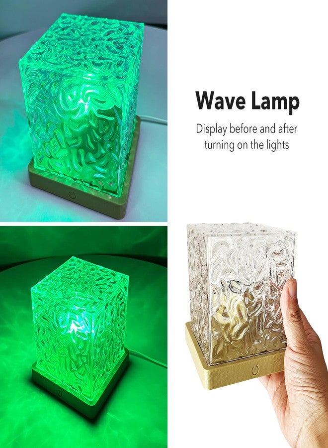 GY Wave Lamp, RGB Wave Projector with Remote Control, Romantic Night Light, Immerse yourself in a Dynamic Light and Surrounding Shadow Environment - Image 2