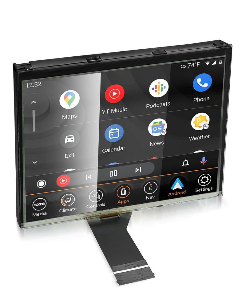 شاشة LCD تعمل باللمس مقاس 7 بوصات Uconnect راديو ملاحة تناسب جيب كومباس 2017 2018 2019 2020 بديل TDOWXGA0700K00033V2 TDOWXGA0700K00057V1